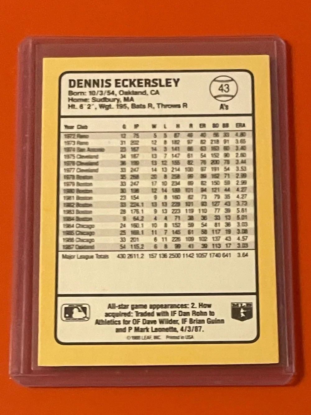 Donruss good ungraded